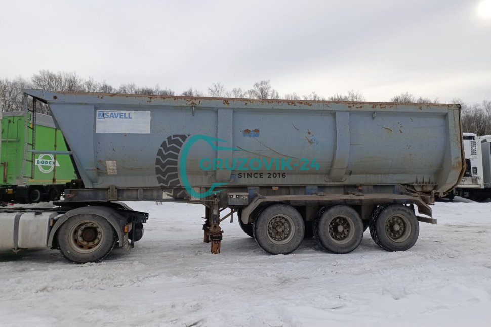 Полуприцеп самосвальный Savell Samro 9828S с пробегом купить в Москве ...