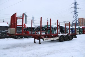 Полуприцеп лесовоз контейнеровоз